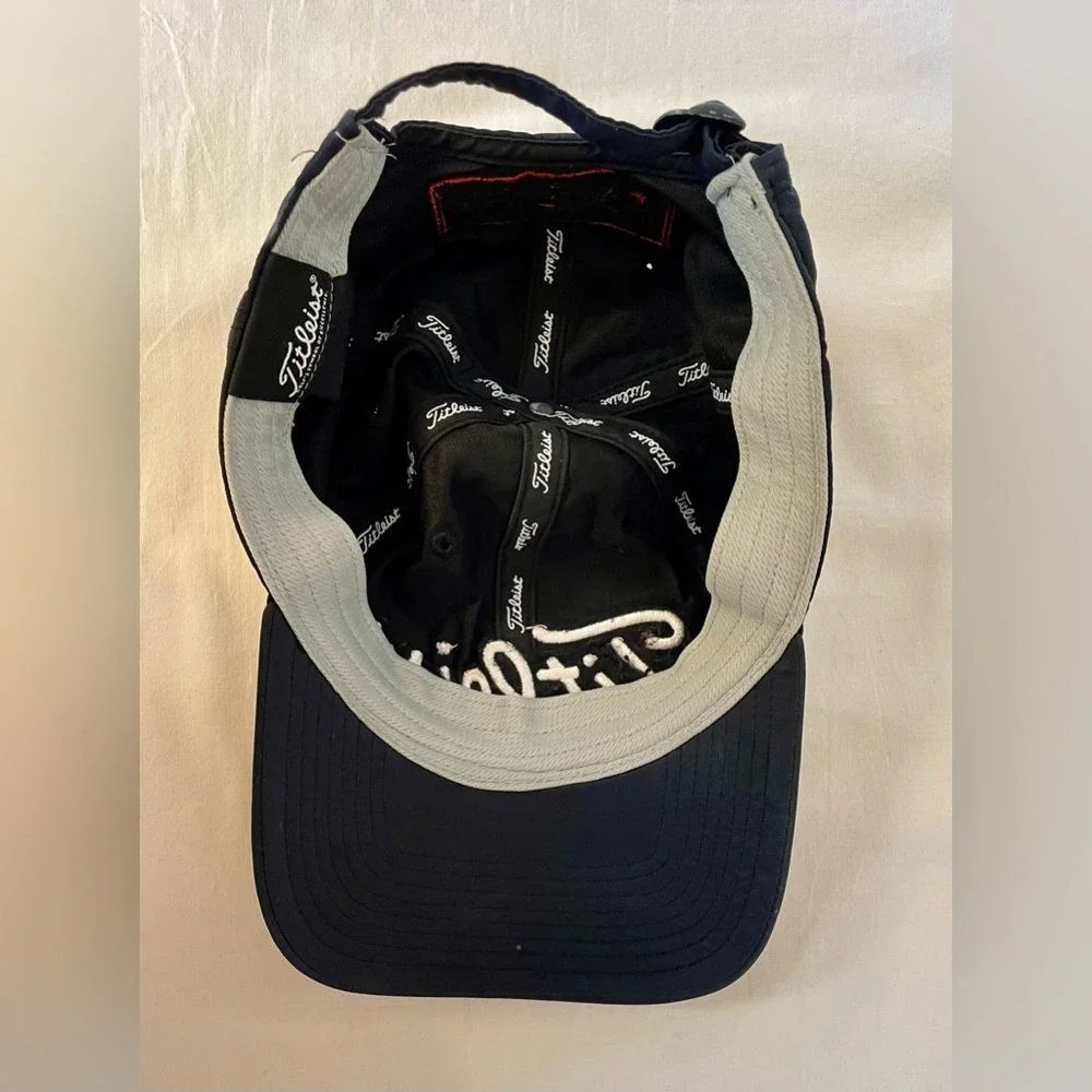 Titleist Golf Hat Blue‎ Embroidered Adjustable Cap Pro V1 Edition FJ Footjoy